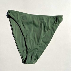 Beach Riot army green swim bottoms - never worn